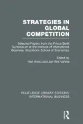 Strategies in Global Competition