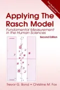 Applying the Rasch Model: Fundamental Measurement in the Human Sciences, Second Edition