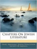 Chapters On Jewish Literature