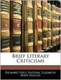 Brief Literary Criticisms