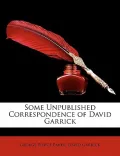 Some Unpublished Correspondence of David Garrick