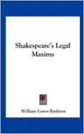 Shakespeare's Legal Maxims