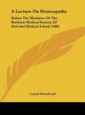 A Lecture on Homeopathy