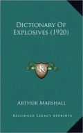Dictionary of Explosives (1920)