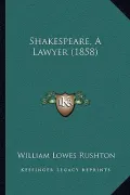 Shakespeare, a Lawyer (1858)