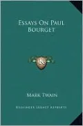 Essays On Paul Bourget