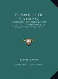 Composers of Yesterday
