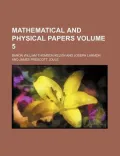 Mathematical and Physical Papers Volume 5