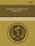 Northwest Arkansas and World War I.