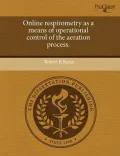 Online Respirometry as a Means of Operational Control of the Aeration Process.