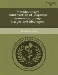 Metadiscursive Construction of Japanese Women's Language