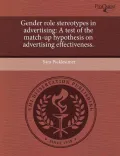 Gender Role Stereotypes in Advertising by David Svolba — book cover