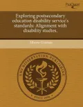 Exploring Postsecondary Education Disability Service's Standards