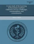 A Case Study of the Learning Achievement Coalition-Oakland (Laco)