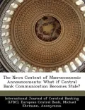 The News Content of Macroeconomic Announcements