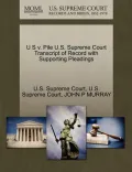 U S V. Pile U.S. Supreme Court Transcript of Record with Supporting Pleadings