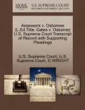 Assessors V. Osbornes {L.Ed.Title