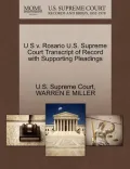 U S V. Rosario U.S. Supreme Court Transcript of Record with Supporting Pleadings