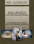 Tomkins, V. State of Mo U.S. Supreme Court Transcript of Record with Supporting Pleadings