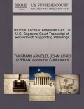 Bruce's Juices V. American Can Co U.S. Supreme Court Transcript of Record with Supporting Pleadings