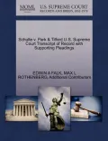 Schulte V. Park & Tilford U.S. Supreme Court Transcript of Record with Supporting Pleadings