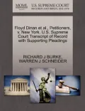 Floyd Dinan et al., Petitioners, V. New York. U.S. Supreme Court Transcript of Record with Supporting Pleadings