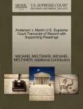 Anderson V. Martin U.S. Supreme Court Transcript of Record with Supporting Pleadings