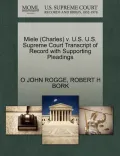 Miele (Charles) V. U.S. U.S. Supreme Court Transcript of Record with Supporting Pleadings