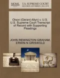 Olson (Gerard Allyn) V. U.S. U.S. Supreme Court Transcript of Record with Supporting Pleadings
