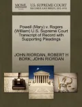 Powell (Mary) V. Rogers (William) U.S. Supreme Court Transcript of Record with Supporting Pleadings