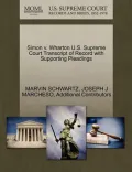 Simon V. Wharton U.S. Supreme Court Transcript of Record with Supporting Pleadings