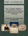 John C. Russell, Appellant, V. City of Raytown, Missouri. U.S. Supreme Court Transcript of Record with Supporting Pleadings