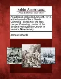 An  Address, Delivered June 24, 1812, at the Funeral of Mrs. Sarah Cumming