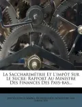 La Saccharim Trie Et L'Imp T Sur Le Sucre