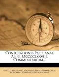 Conjurationis Pactianae Anni MCCCCLXXVIII. Commentarium...