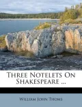 Three Notelets on Shakespeare ...