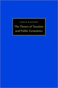 The Theory of Taxation and Public Economics