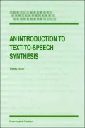 An Introduction To Text-To-Speech Synthesis