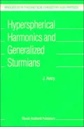 Hyperspherical Harmonics and Generalized Sturmians