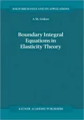 Boundary Integral Equations in Elasticity Theory