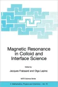 Magnetic Resonance in Colloid and Interface Science