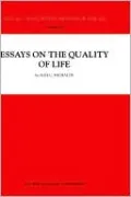 Essays On The Quality Of Life, Vol. 19