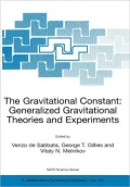 The Gravitational Constant: Generalized Gravitational Theories and Experiments