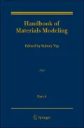 Handbook of Materials Modeling