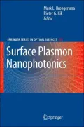 Surface Plasmon Nanophotonics