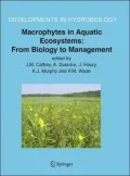 Macrophytes in Aquatic Ecosystems: from Biology to Management: Proceedings of the 11th International Symposium on Aquatic Weeds, European Weed Research Society