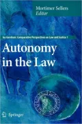 Autonomy in the Law