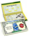 Paper Airplanes with Dollar Bills
