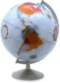 World Globe (Blue Metallic)