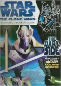 Star Wars The Clone Wars: The Dark Side Scratch-Off Book to Color